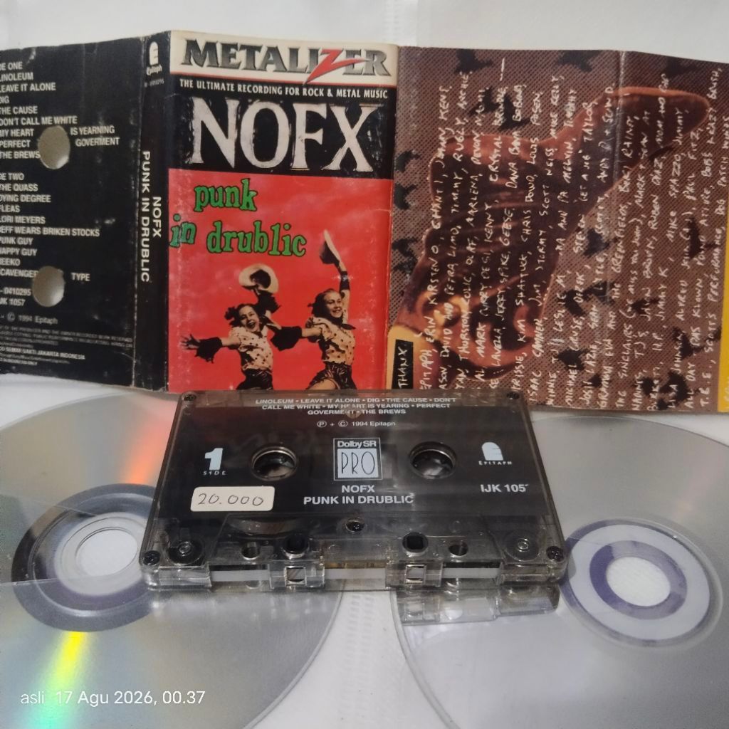 kaset pita NOFX punk in drublic
