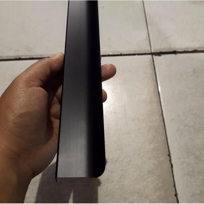 [] Tarikan 6603 1 METER Handle Pintu Lemari Hitam Black Panjang Minimalis
