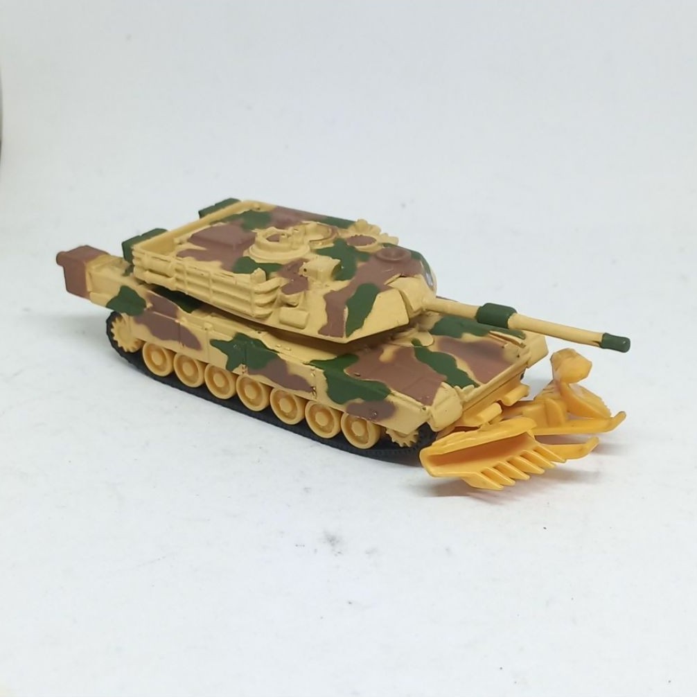 realtoy m1 abrams main battle tank equipped with a mine plow loose diecast 1/87 (t)