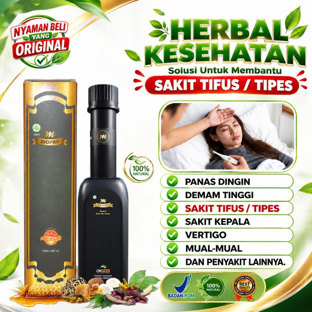 MBIOPRO HERBAL SAKIT TIFUS | MBIOPRO HERBAL TIPES | MBIOPRO HERBAL PLUS PROBIOTIK BPOM ORIGINAL