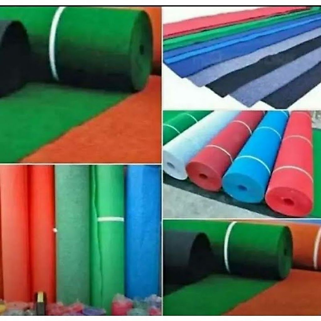 KARPET LANTAI DEKORASI TEBAL & KUAT. BAHAN LEBIH BAGUS. AMBAL BLUDRU. KARPET WARNA POLOS. KARPET
