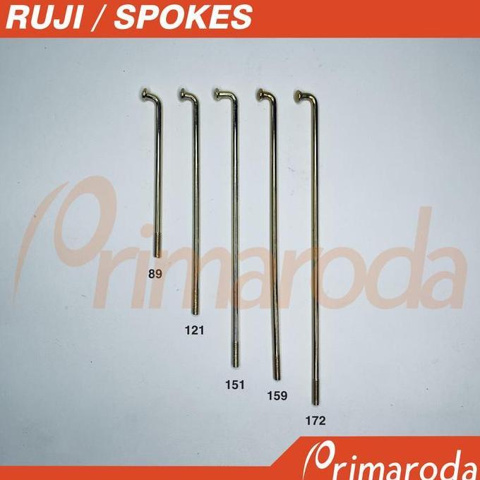 Ruji Jari-jari Spokes roda sepeda motor Scarlet GOLD