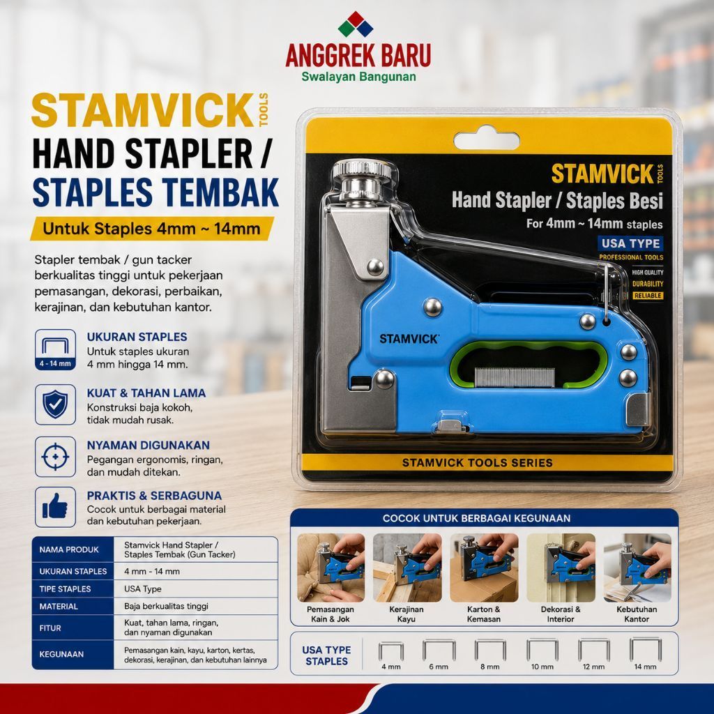 STAMVICK STAPLES TEMBAK MANUAL