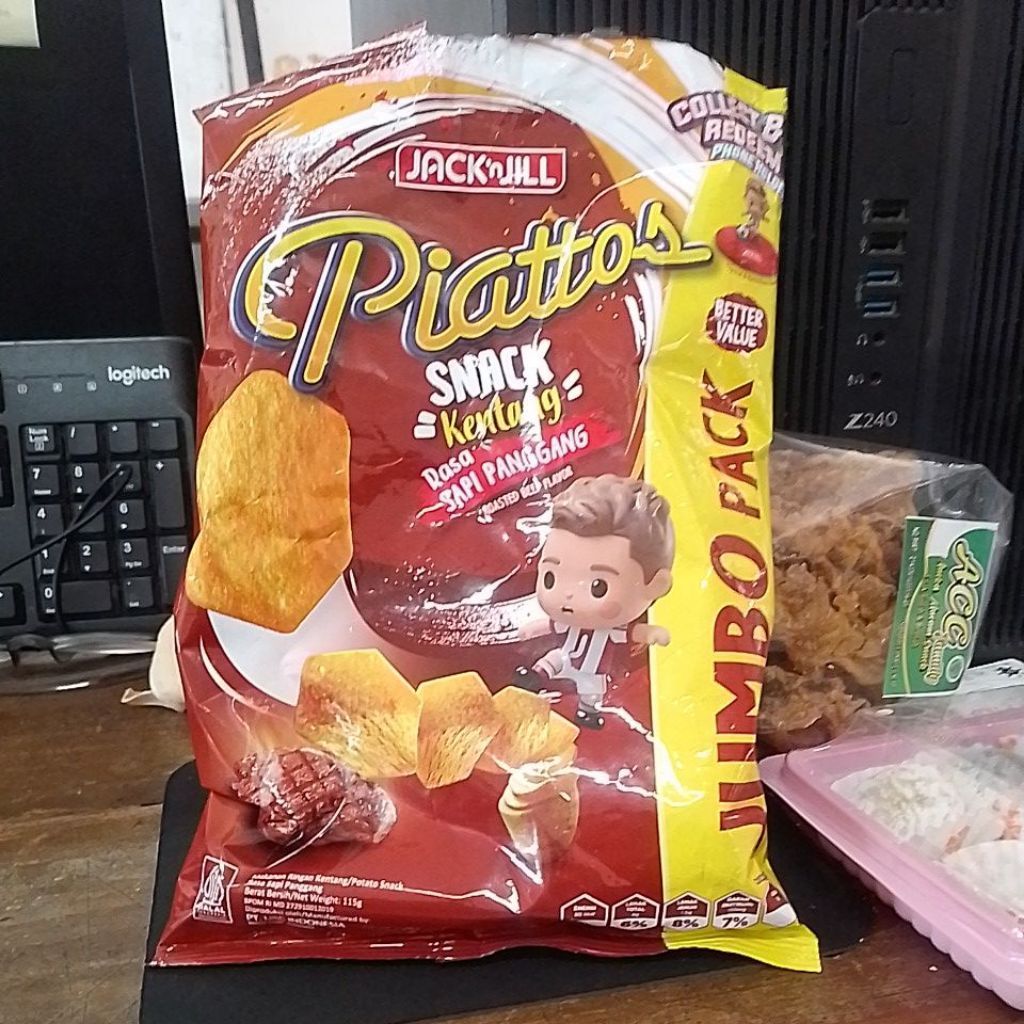 Piattos Kentang Sapi Panggang 120gr Jumbo