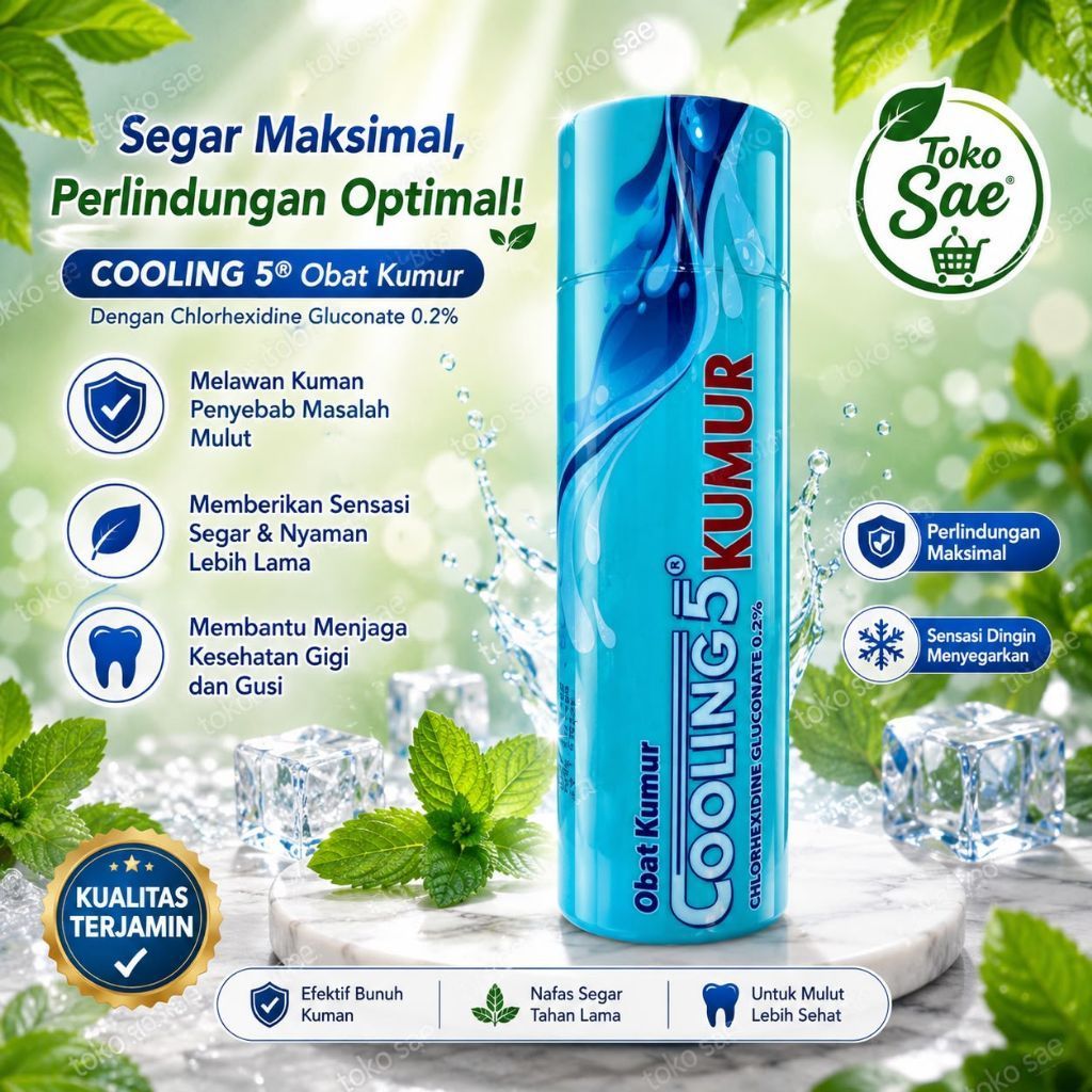 Colling 5 Kumur 180ml Antiseptik Rongga Mulut