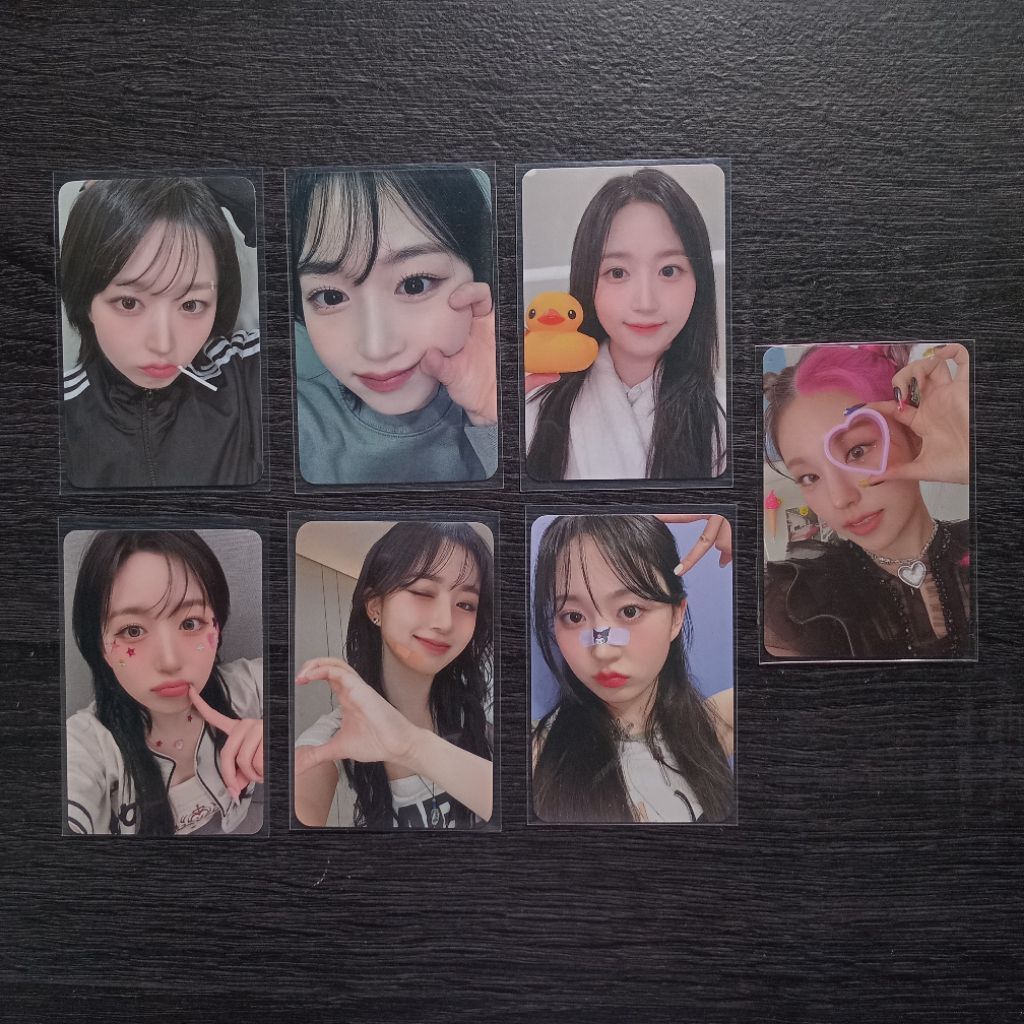 pc photocard nmixx haewon yeji itzy