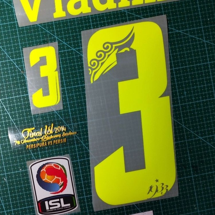 Nameset Persib Bandung 2014 Final Isl polyflex