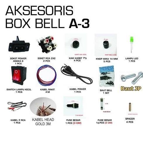 Akses Box Bsx A-3 A3 Bsxa3 Perlengkapan Isi Box A3 Tone Control Pre-Amplifier