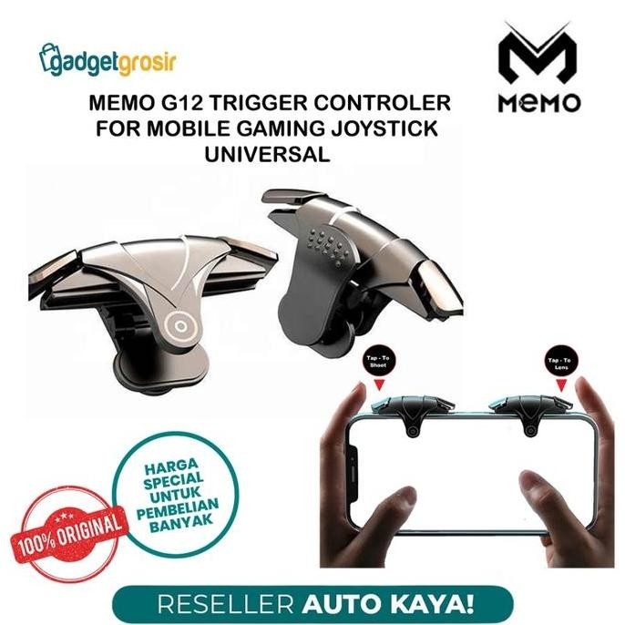 Memo G12 Joystick Trigger Controller L1 R1 Fire Button Shooter Aim Adjustable For Mobile Game Gaming