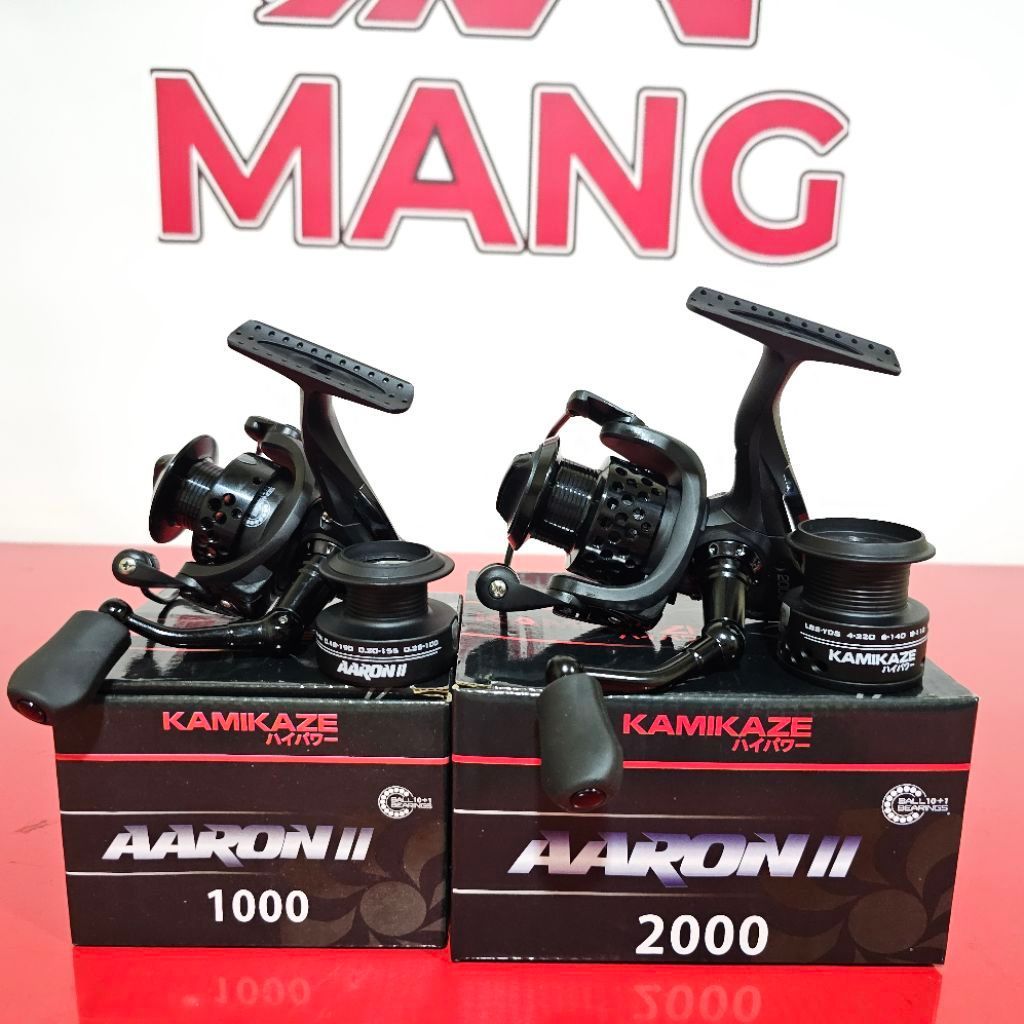 Reel KAMIKAZE Aaron II 1000 2000 - Bonus Spool Power Handle
