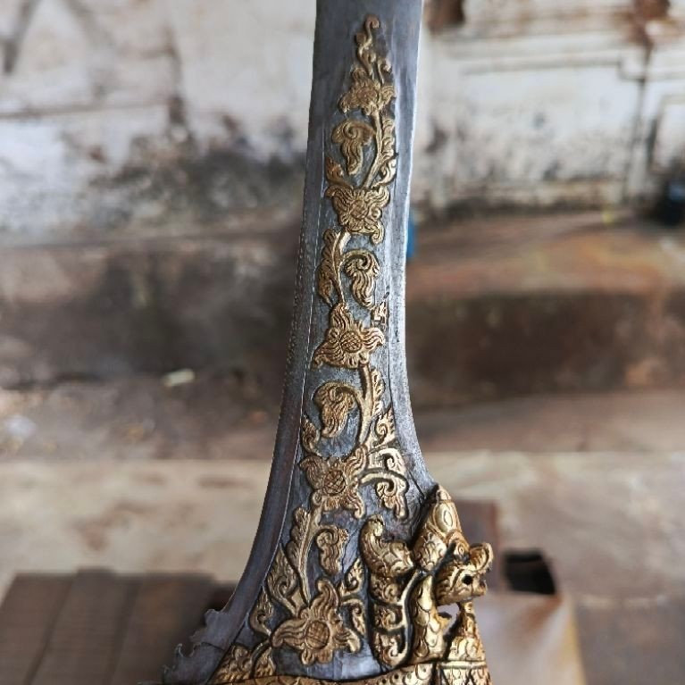 Keris Nogo Sari Sosro Mini - Aksesori Paranormal, Desain Mini Kuningan, Cocok untuk Koleksi atau Kep