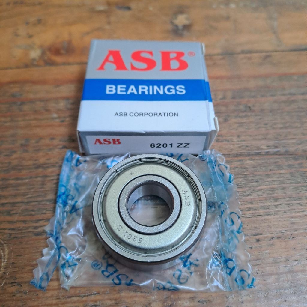 ASB BEARING 6201ZZ ORINGINAL BEARING ASB 6201 ZZ