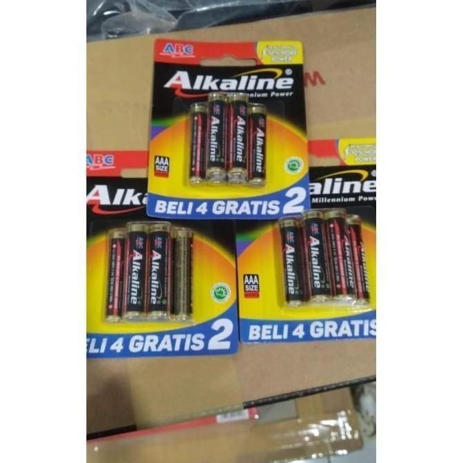 [] (ABC) Baterai AA & AAA 4+2  Isi 12 Card / Box