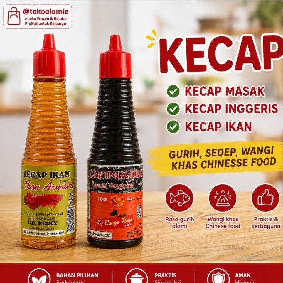 KECAP INGGERIS KECAP IKAN KECAP INGGRIS SAUS INGGRIS