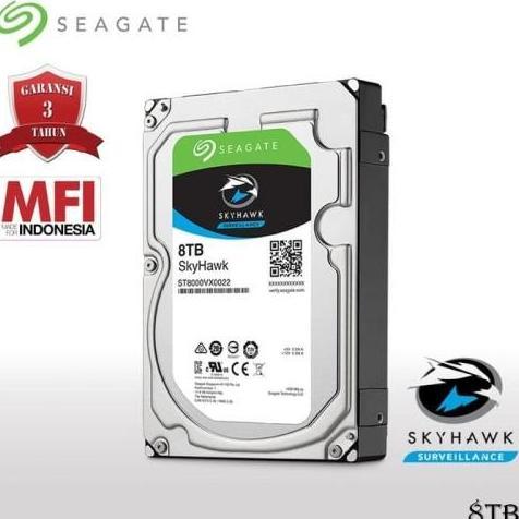 NEW Harddisk Seagate SkyHawk CCTV 8TB 8 TB
