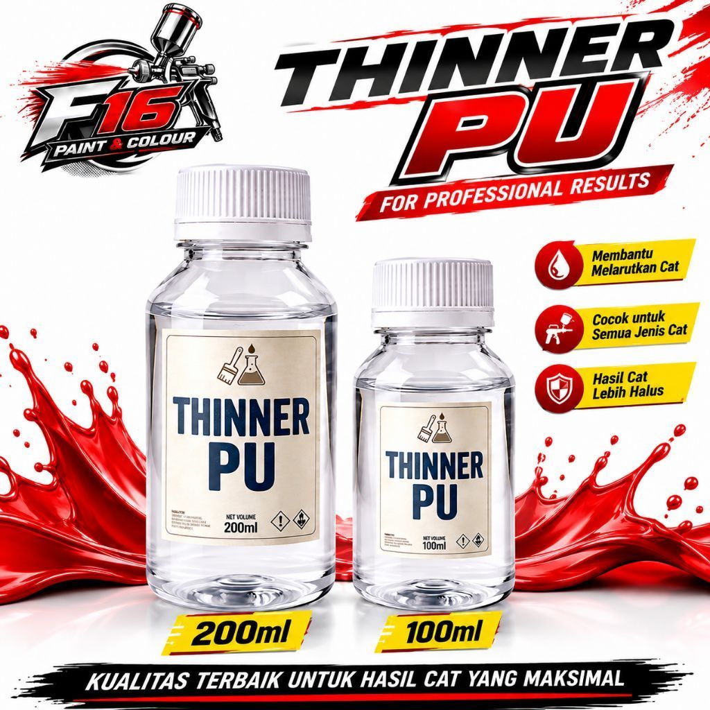 Thinner PU Polyurethane Ecer Kemasan Botol