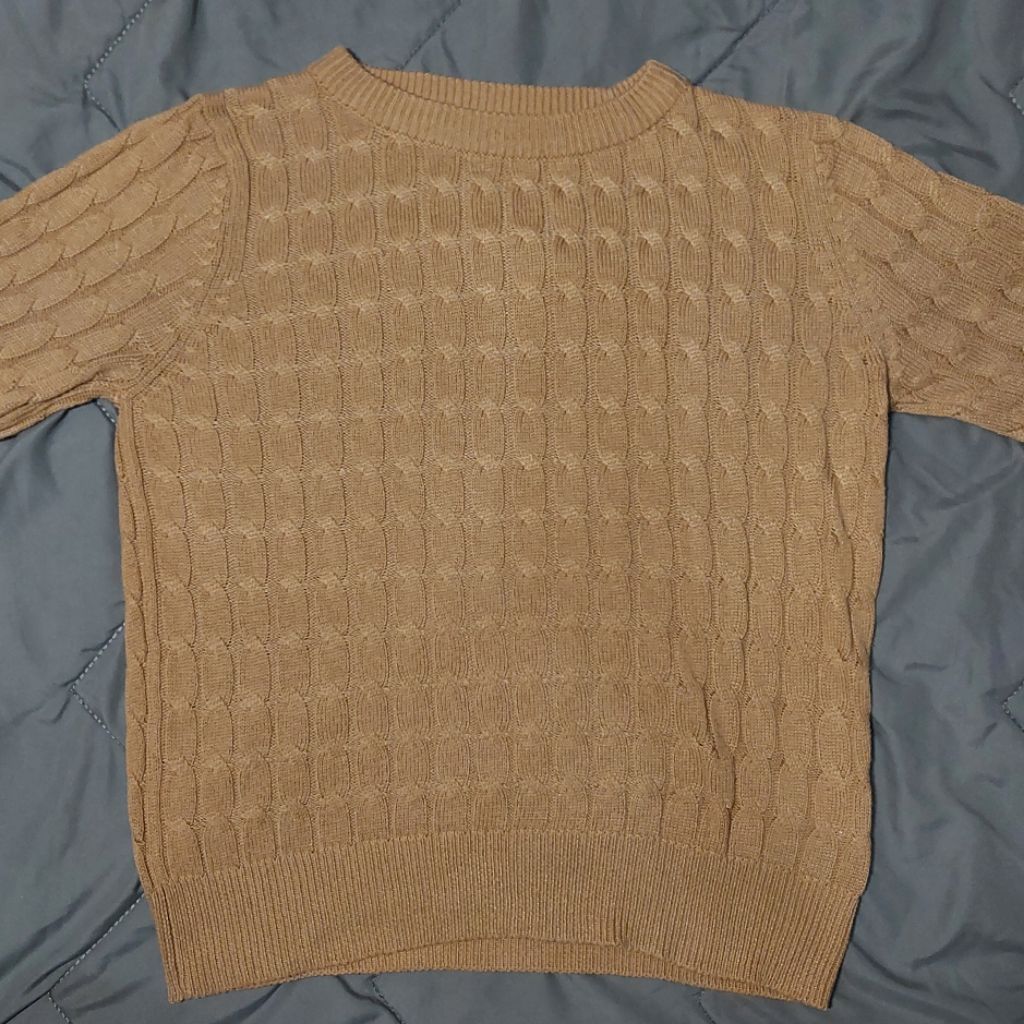 Cable Knit Sweater [Preloved]