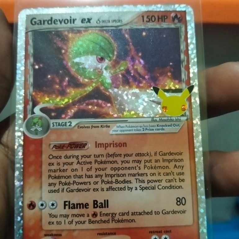 pokemon card English gardevoir ex 25th anniversary