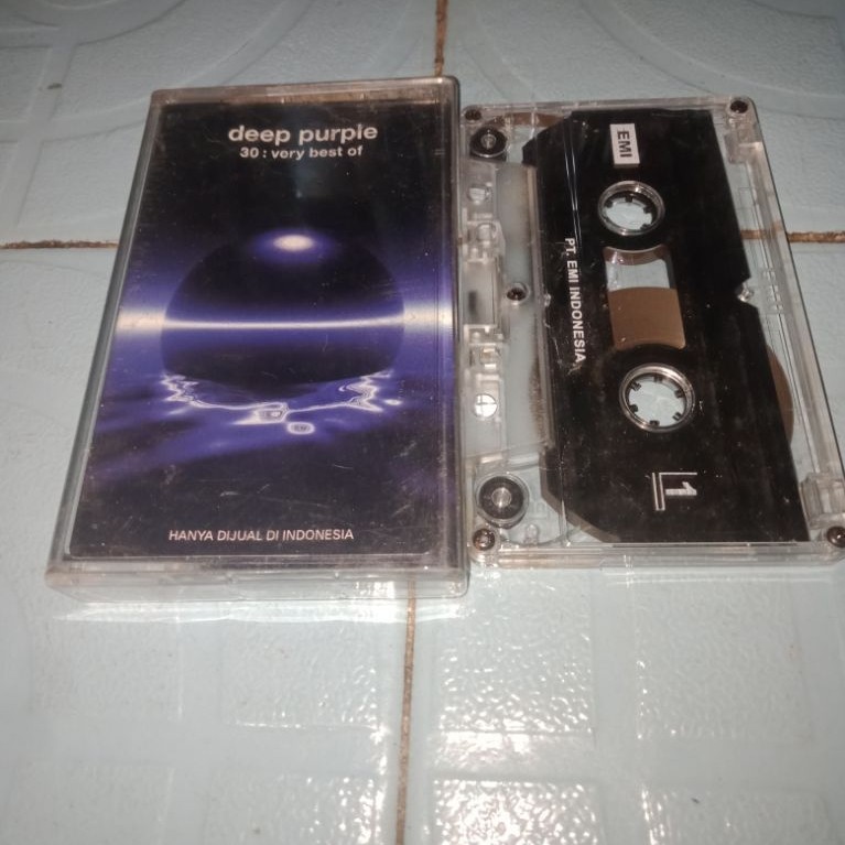 Kaset Pita Deep Purple 30 Very Best Of PT EMI Indonesia