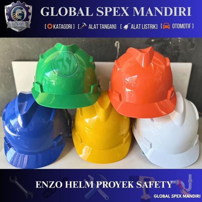 ENZO SAFETY HELM / HELM TOPI PROYEK SAFETY