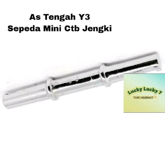 Promo As Tengah Sepeda Ontel As BB Sepeda Jengki As Gir Tengah Sepeda Mini As Tengah Y3 Diskon