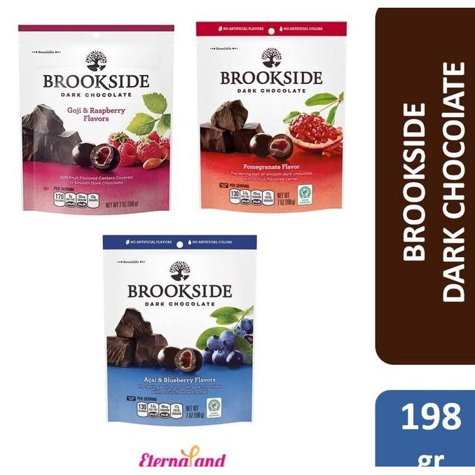 Brookside Dark Chocolate - cokelat brookside impor usa aneka rasa