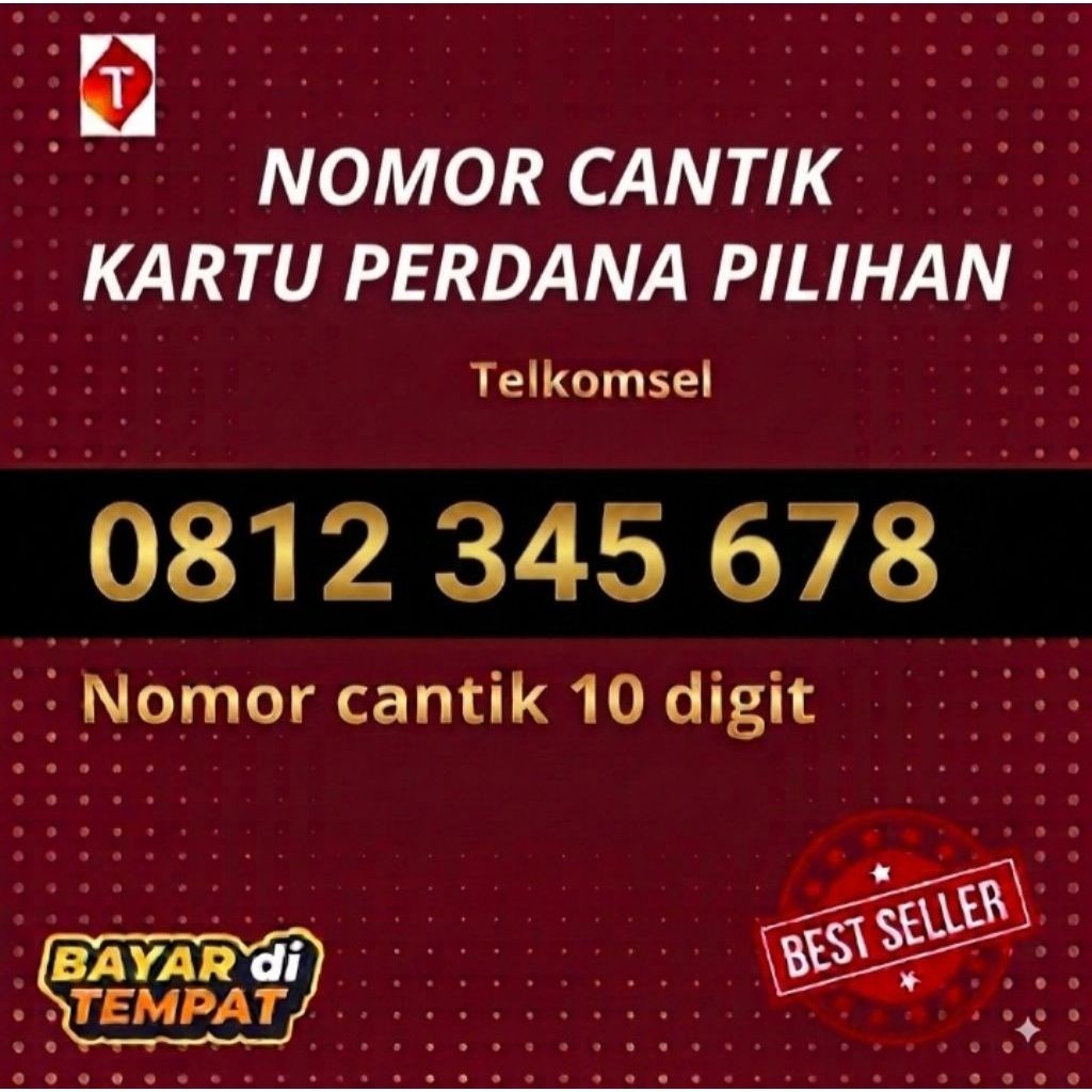 NOMOR CANTIK KARTU PERDANA PILIHAN 10DIGIT FREE KUOTA 100GB 4G/5G