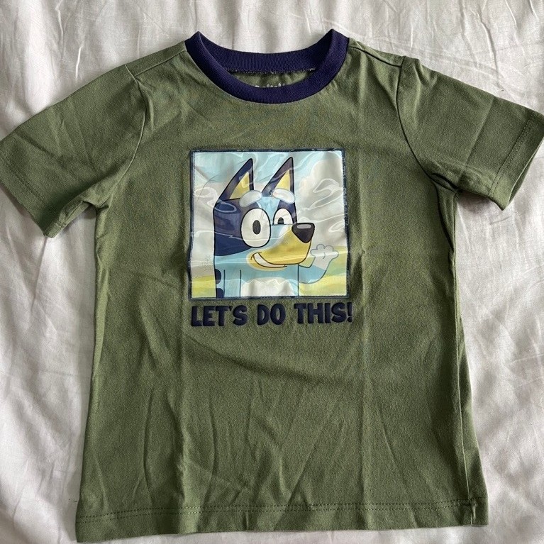 Preloved baju kaos anak laki-laki bluey