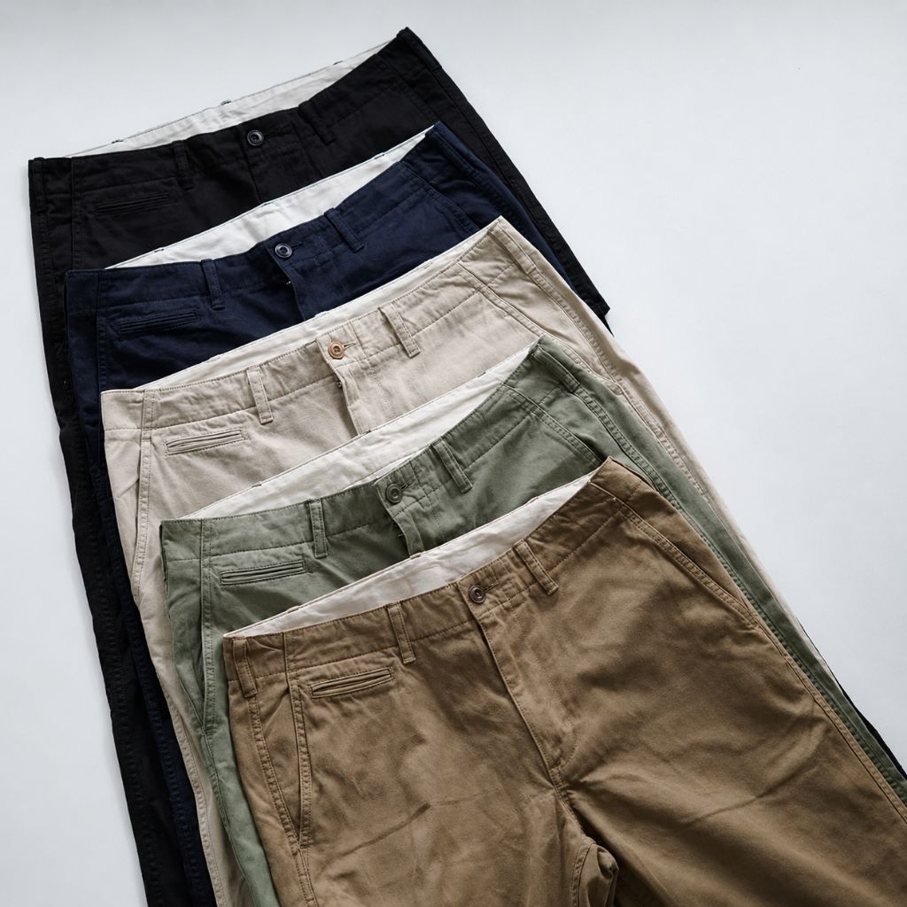U Chino Reguler Vintage Uniqlo Katun Twill