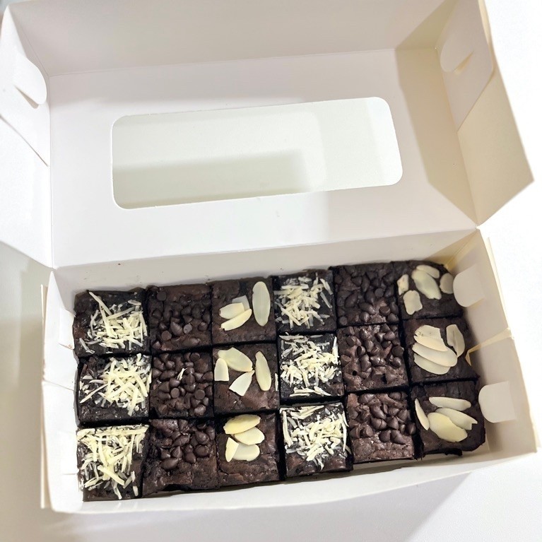 Fudgy Brownies | Brownies Panggang | Fudgy Brownies Topping | Fudgy Brownies 20x10 | Fudgy Brownies 