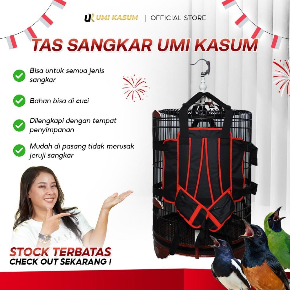 [AZF] Tas Sangkar Burung Umi Kasum Multifungsi Kandang Kotak dan Bulat | Tas Gendong Burung Murai Ka