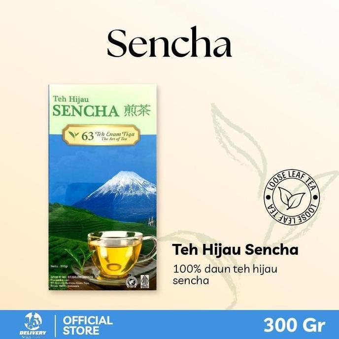 Teh 63 Sen Cha Teh Hijau Khas Japanese Tea 300 Gram Teh Kesehatan Anti Kanker Kolesterol