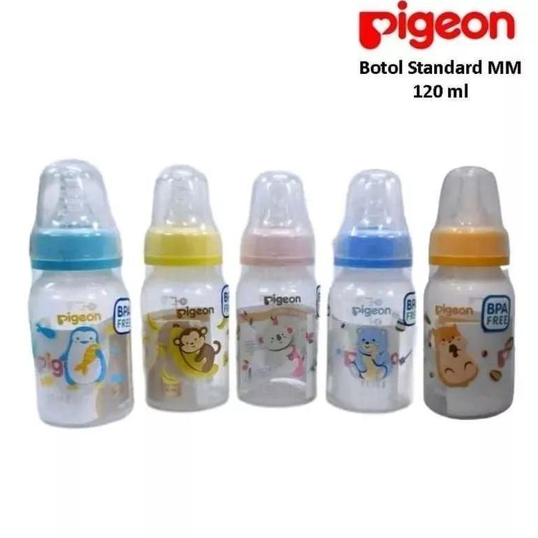 VALUE PACK [ BISA PILIH WARNA ] Pigeon Botol Susu standard Slim Neck Peristaltic Ulir/Botol Pigeon S