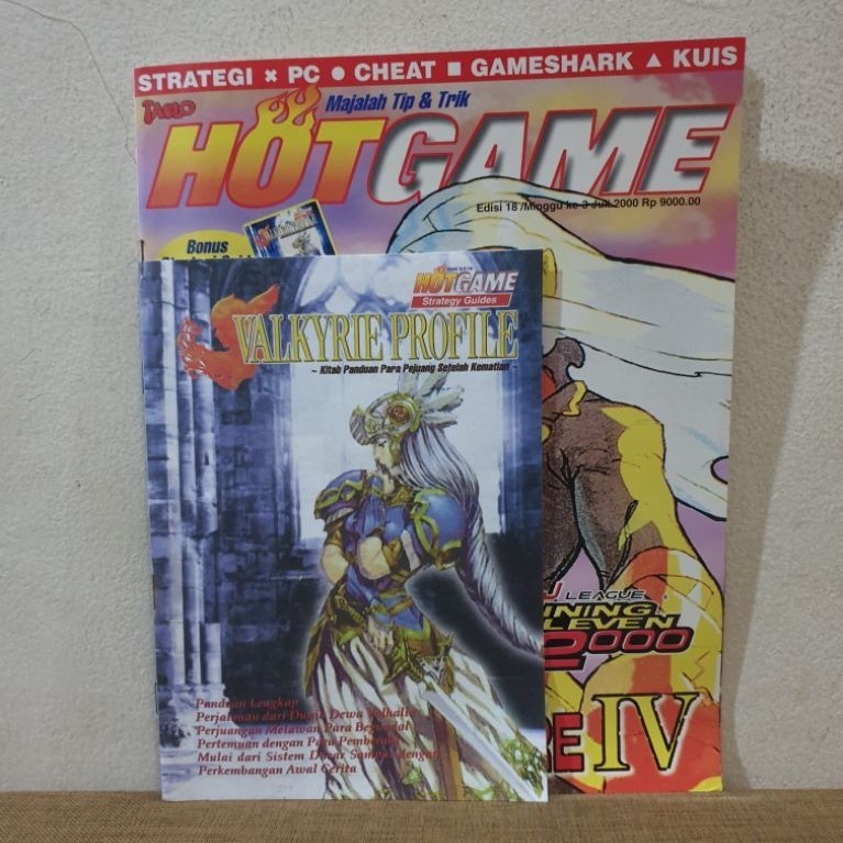 Majalah Game Lokal Hotgame Edisi 18 + BONUS BOOKLET VALKRIYE PROFILE