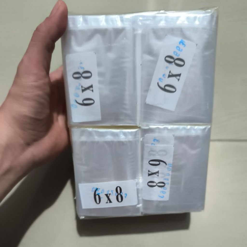(±1 kg) PLASTIK PP / PLASTIK KACA 6x8 MERK BENGKUANG