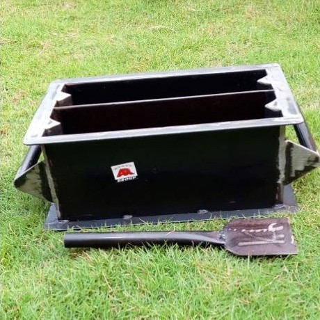 cetakan batako model paten double ukuran 30x15x10cm