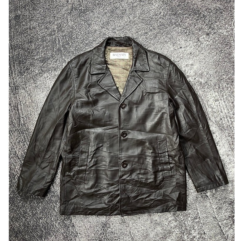 Vintage balmain leather jacket