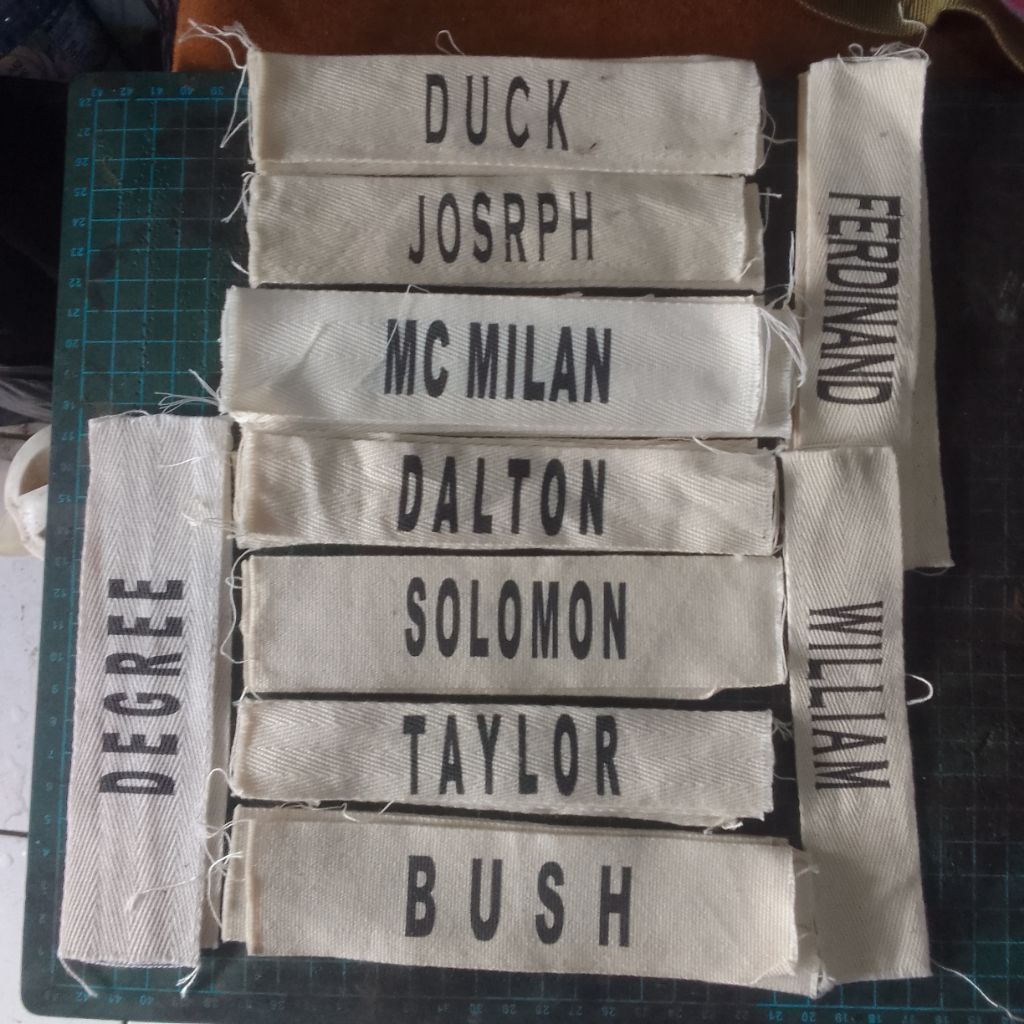 EMBLEM /PATCH ARMY M65 OG 108 OG 105 JUNGLE JACKET
