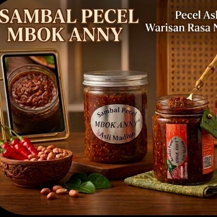BUMBU PECEL MBOK ANNY/SAMBAL PECEL MBOK ANNY ASLI MADIUN
