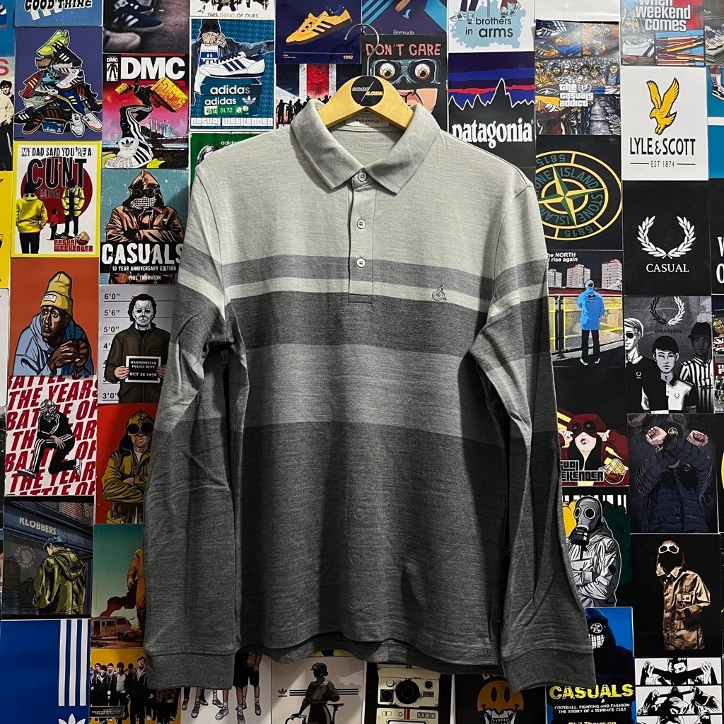 Long Sleeve / Polo Shirt / Rugby Shirt / Vintage / Second / BEAN POLE