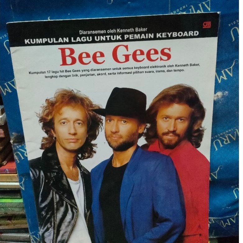 ORIGINAL BUKU KUMPULAN LAGU UNTUK PEMAIN KEYBOARD BEE GEES