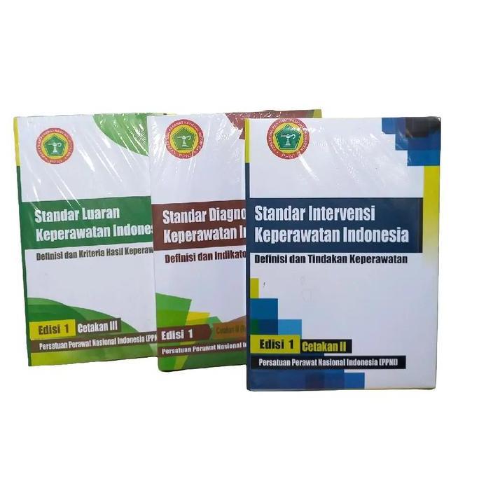 PAKET 3 BUKU KEPERAWATAN EDISI 1 CETAKAN KEDUA 3S SDKI SIKI SLKI