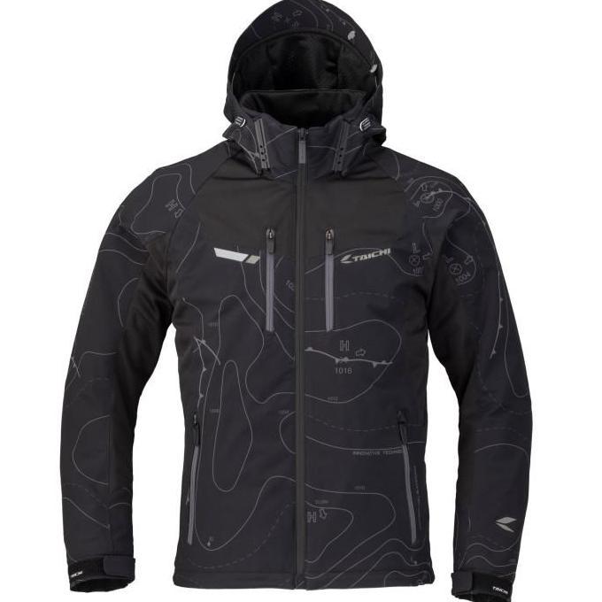TAICHI JACKET RSJ-328 AIR PARKA A BLACK | JACKET MOTOR TAICHI