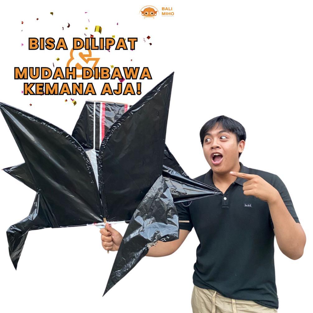 Layangan Bebean 1.2 Meter X 85 Cm - Layangan Bebean Knockdown - Layangan Bali - Layangan Plastik- La