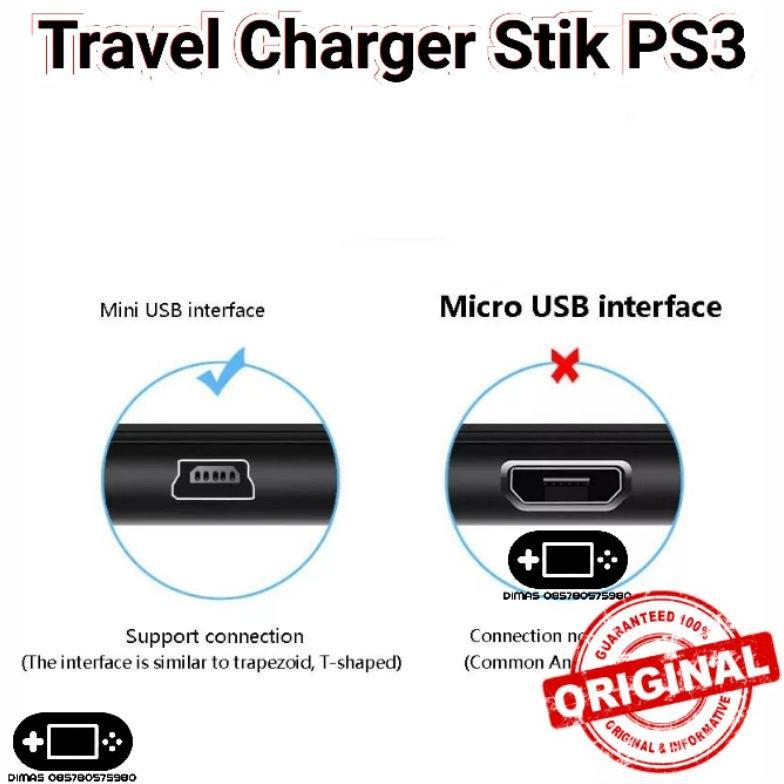 Travel Charger Stik PS3 Charging PVP PXP Gameboy Game Boy PSP Cina kw Mini USB