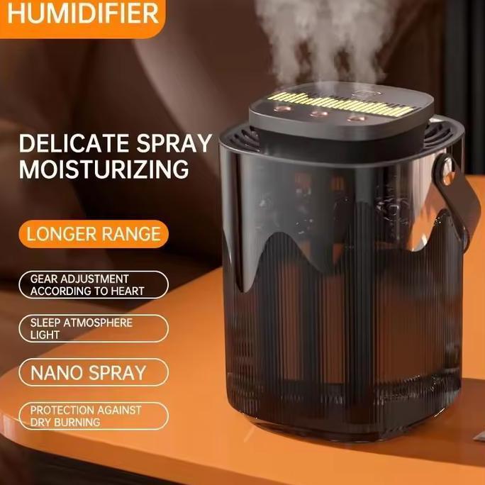 JPLA Humidifier Portable Untuk Menjaga Kelembapan Ruangan AC Antibacterial Large Capacity Three Spra
