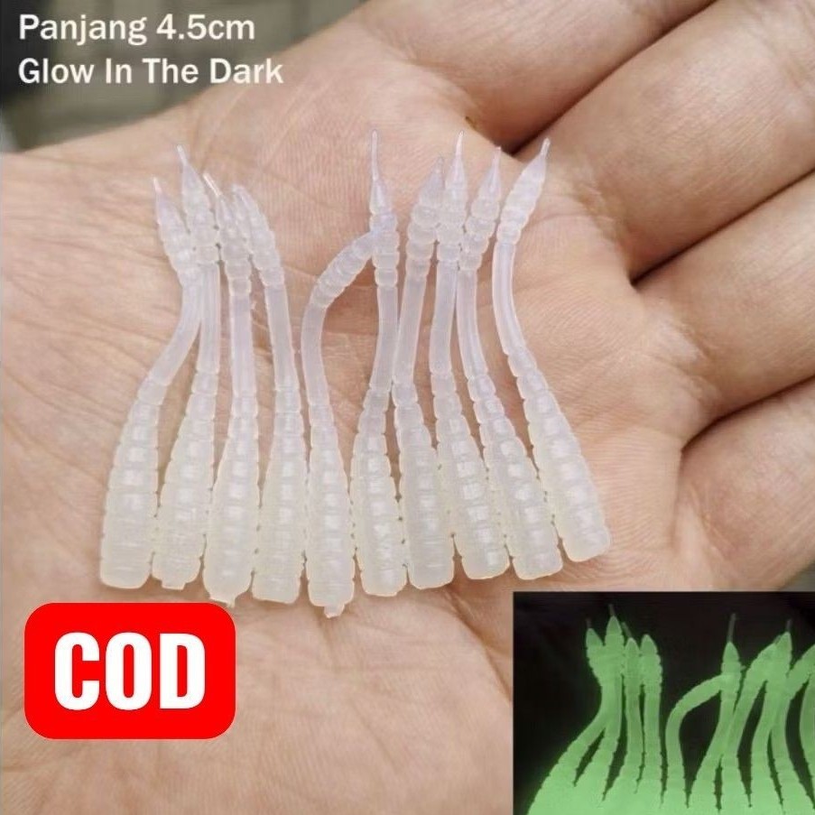 5 pcs Softlure Ajing umpan mancing casting