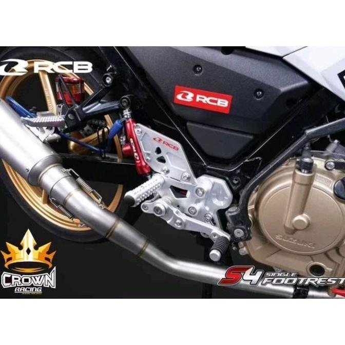 Footstep Underbone Footrest RCB S4 Satria FU 150 Injeksi CNC Motorcycle
