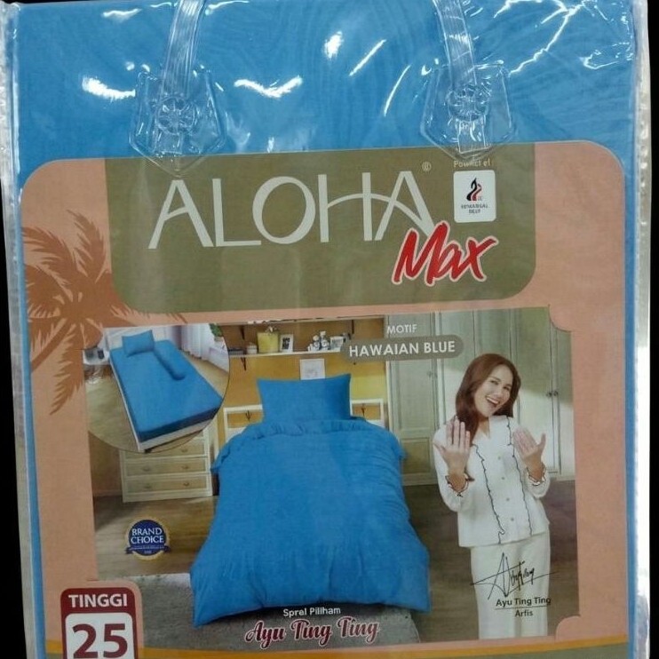 Aloha Max Polos Sprei 120x200 (Single) Emboss