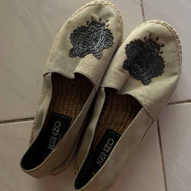 Kenzo Tiger suede espadrilles preloved ORI